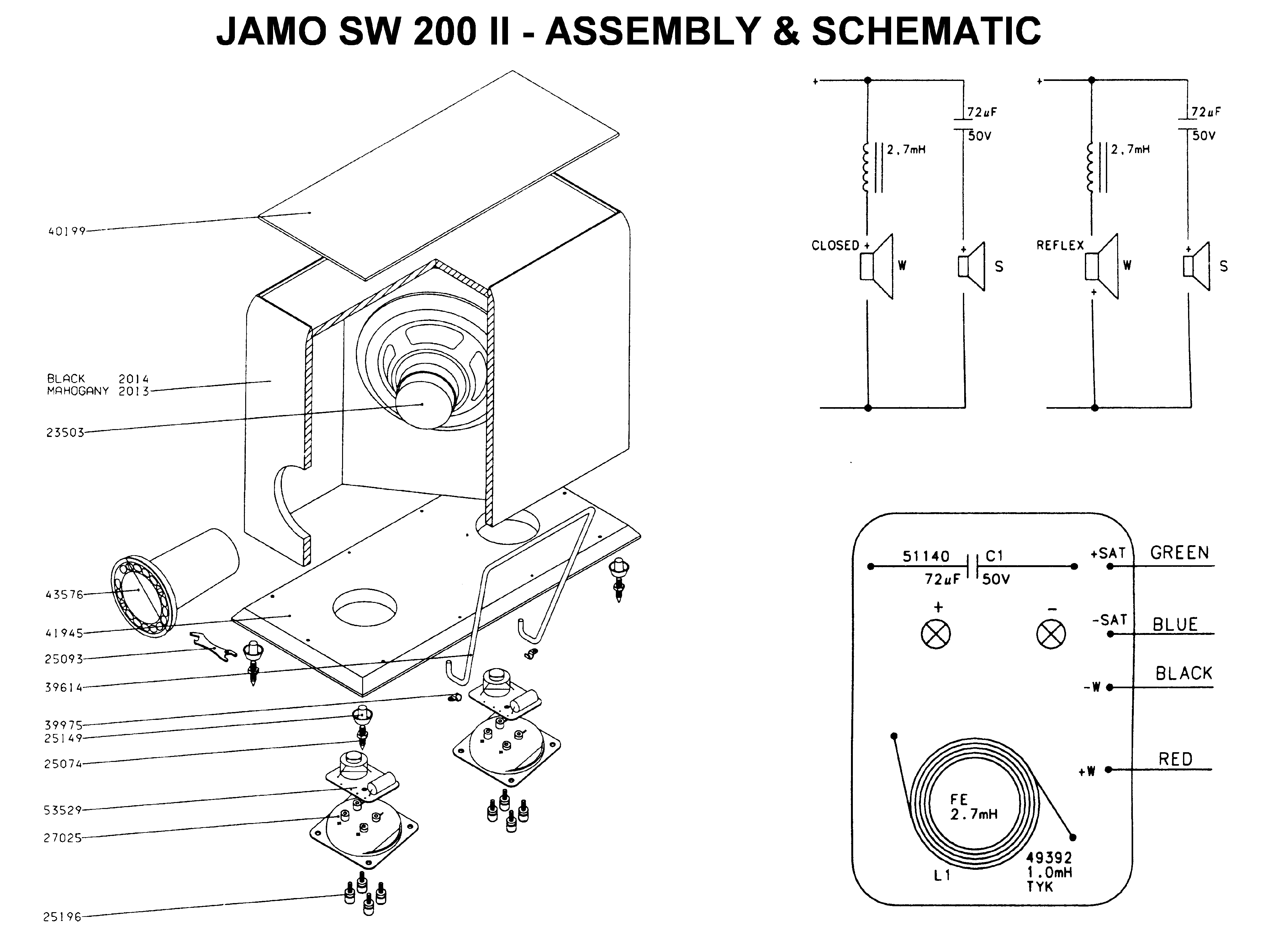 Jamo service manuals